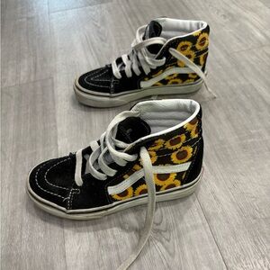 Vans Off The Wall Sunflower Kids 12 Sneakers Shoes